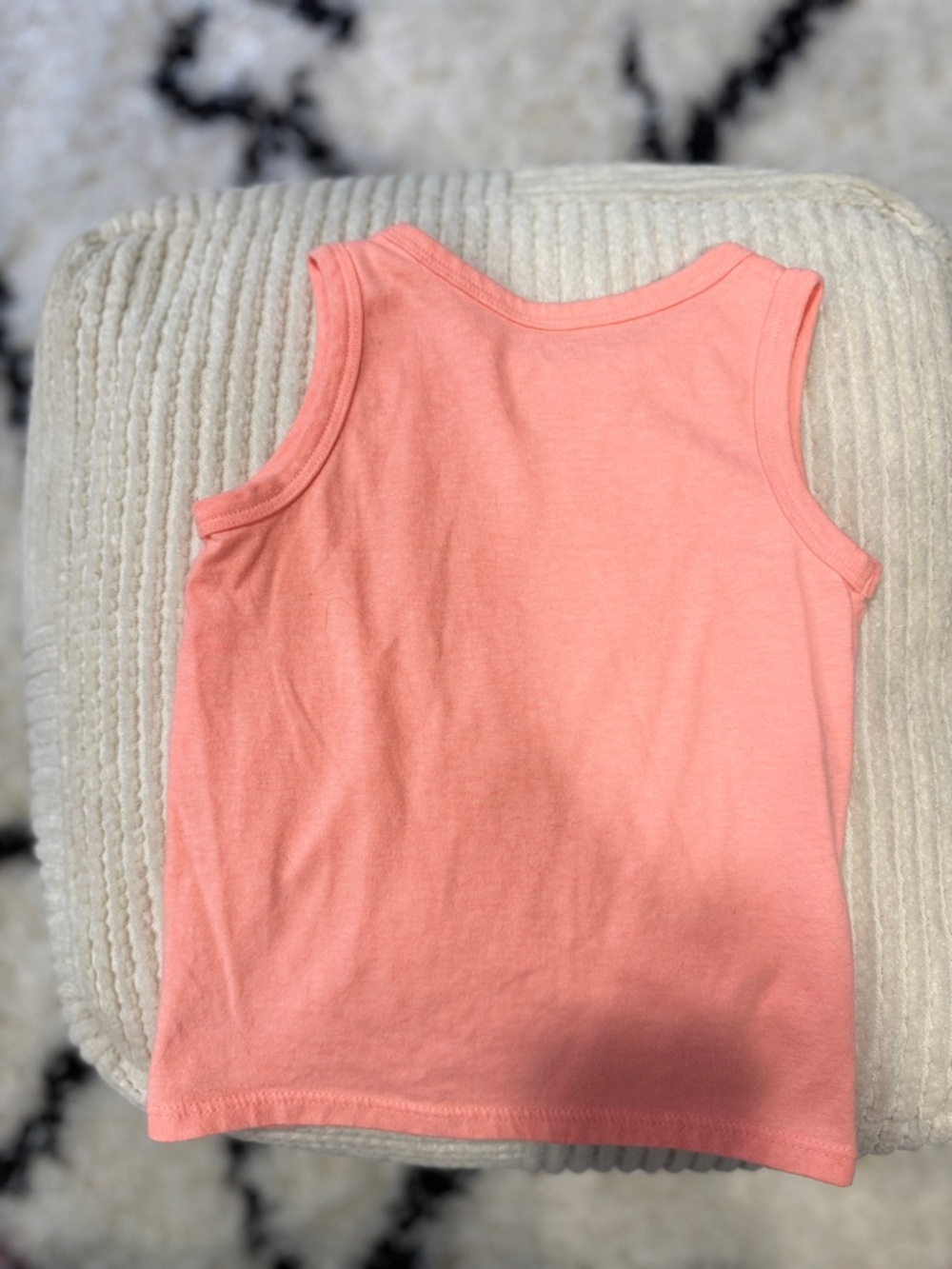 Cat & Jack Girls 2T Pink Flamingo Tank Top Glitter Graphic Summer Toddler Shirt - Picture 3 of 4